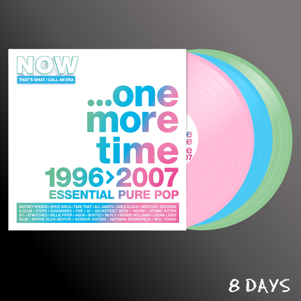 NOW That's What I Call An ERA - ONE MORE TIME: 1996-2007 - Pink, Blue, Green Vinyl 3LP | Pre-Order 11.9.26