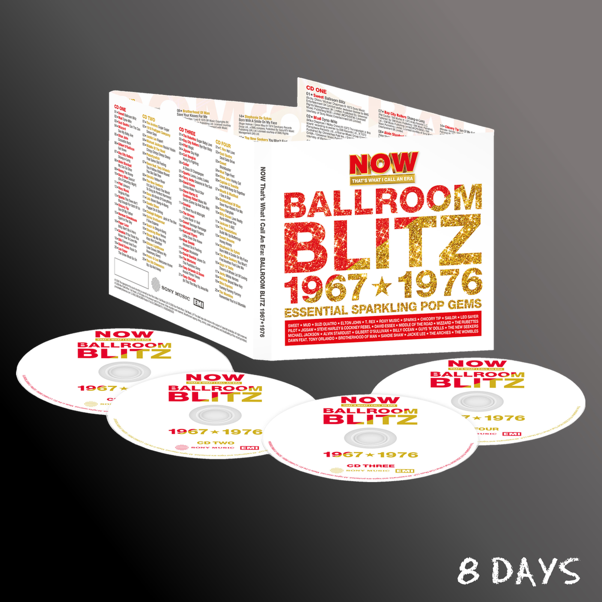 NOW That's What I Call An Era - Ballroom Blitz: 1967-1976 - 4CD | Pre-Order 6.11.26