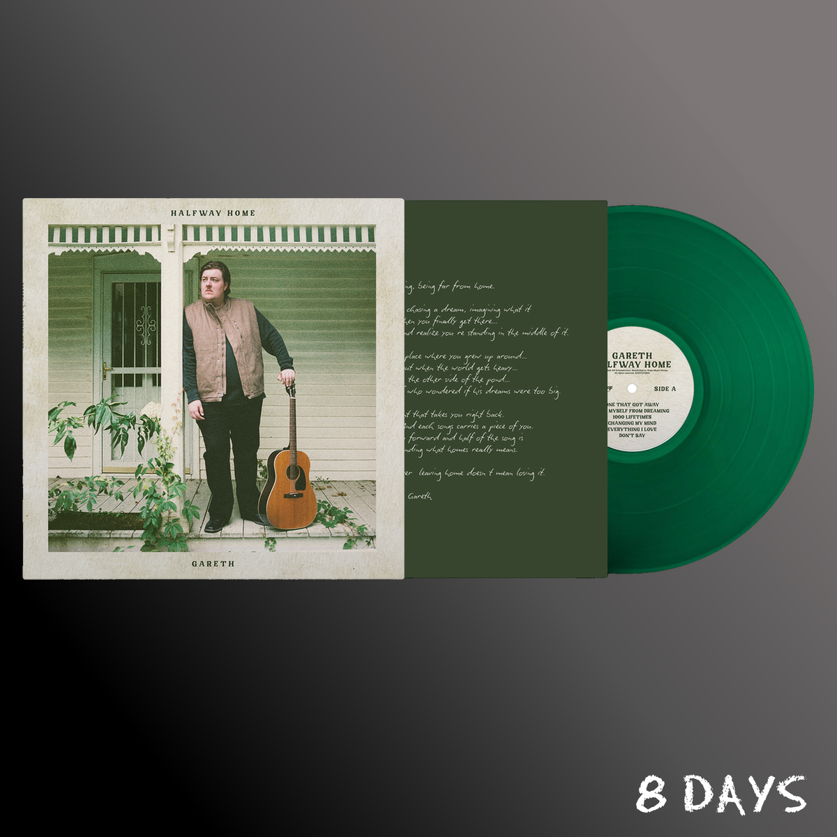 Gareth - Halfway Home - Translucent Green LP | Pre-Order 4.12.26