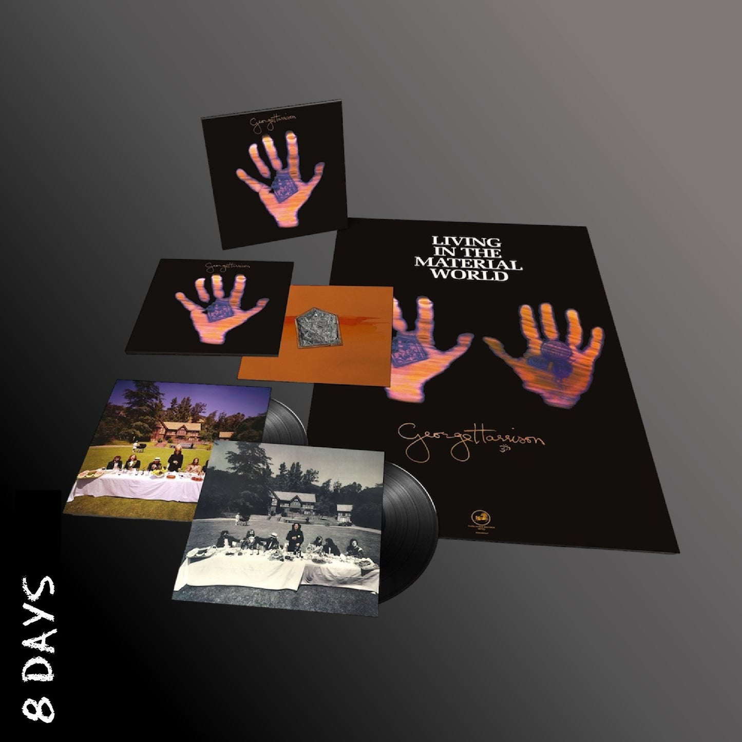 George Harrison - Living in the Material World - 50th Anniversary Deluxe 2LP Black Vinyl - Pre Order 15/11/24