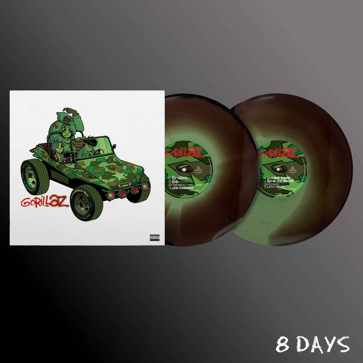 Gorillaz - Gorillaz - LTD. Camo Green/Brown/Black Vinyl 2LP | Pre-Order 4.12.26