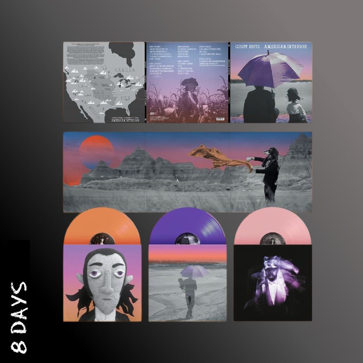 Gruff Rhys American Interior 2025 Bonus Edition Apricot Purple gruff-rhys-american-interior-2025-bonus-edition-apricot-purple