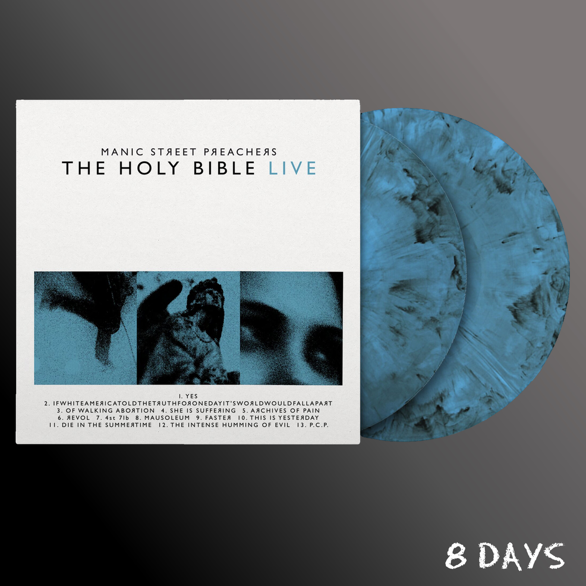 Manic Street Preachers - The Holy Bible Live - Blue Marble Vinyl 2LP | Pre-Order 23.10.26