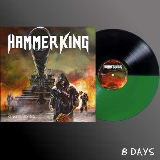 Hammer King - King Is Rising (Re-Release) - Split Black/Green Vinyl LP | Pre-Order 11.9.26