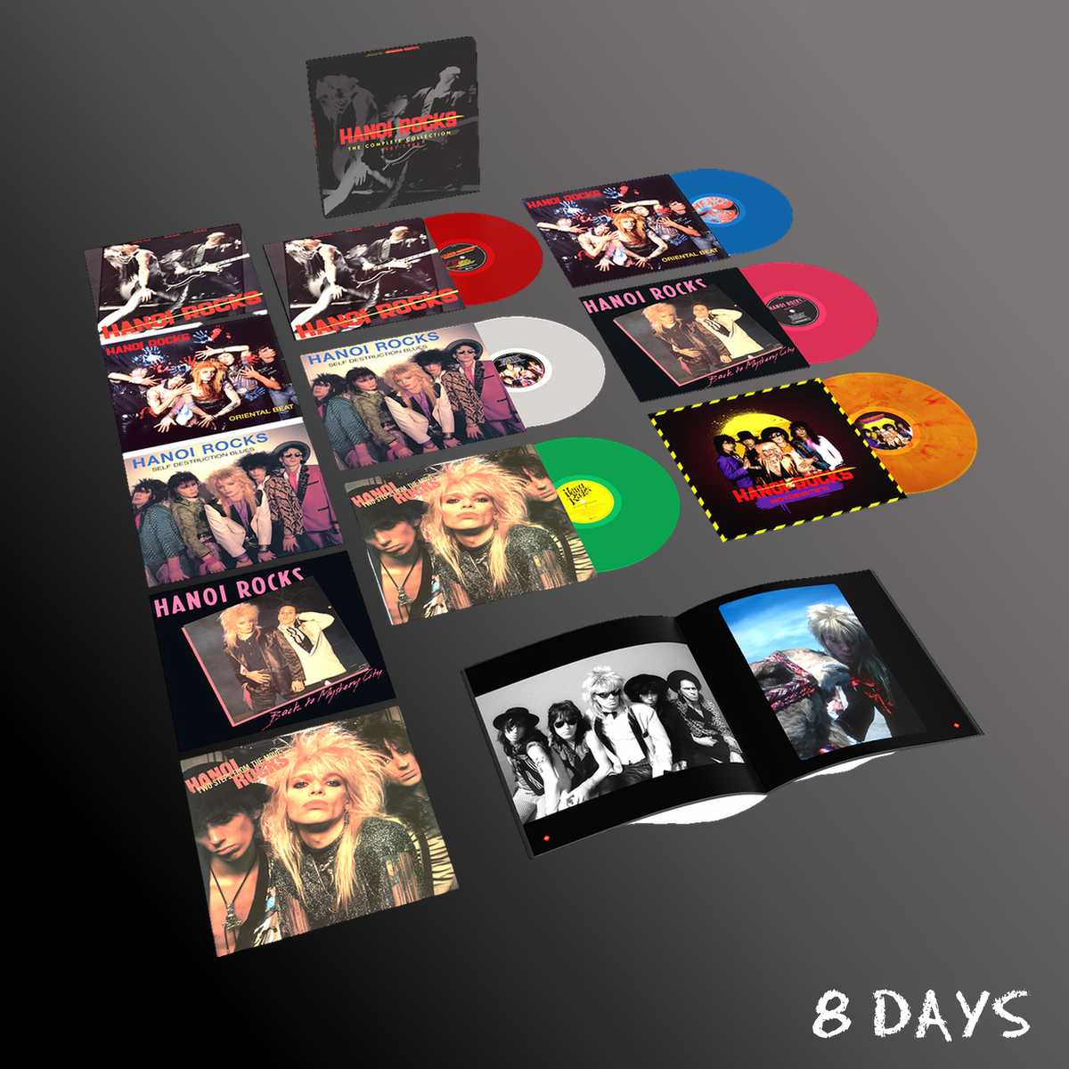 Hanoi Rocks - The Complete Collection 1981-1984 - Multi Colour Vinyl 6LP | Pre-Order 13.11.26