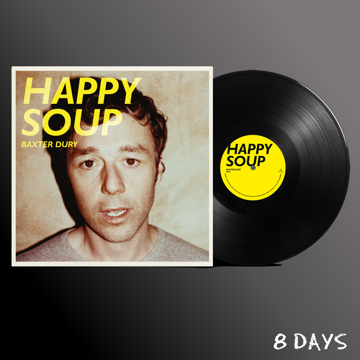 Baxter Dury - Happy Soup - Black Vinyl LP | Pre-Order 25.9.26