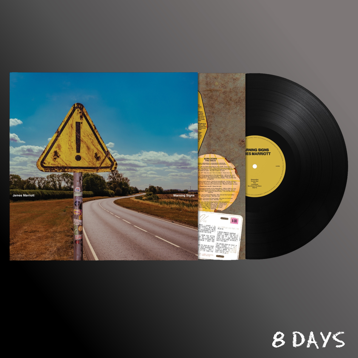 James Marriott - Warning Signs - Black Vinyl LP | Pre-Order 15.1.27