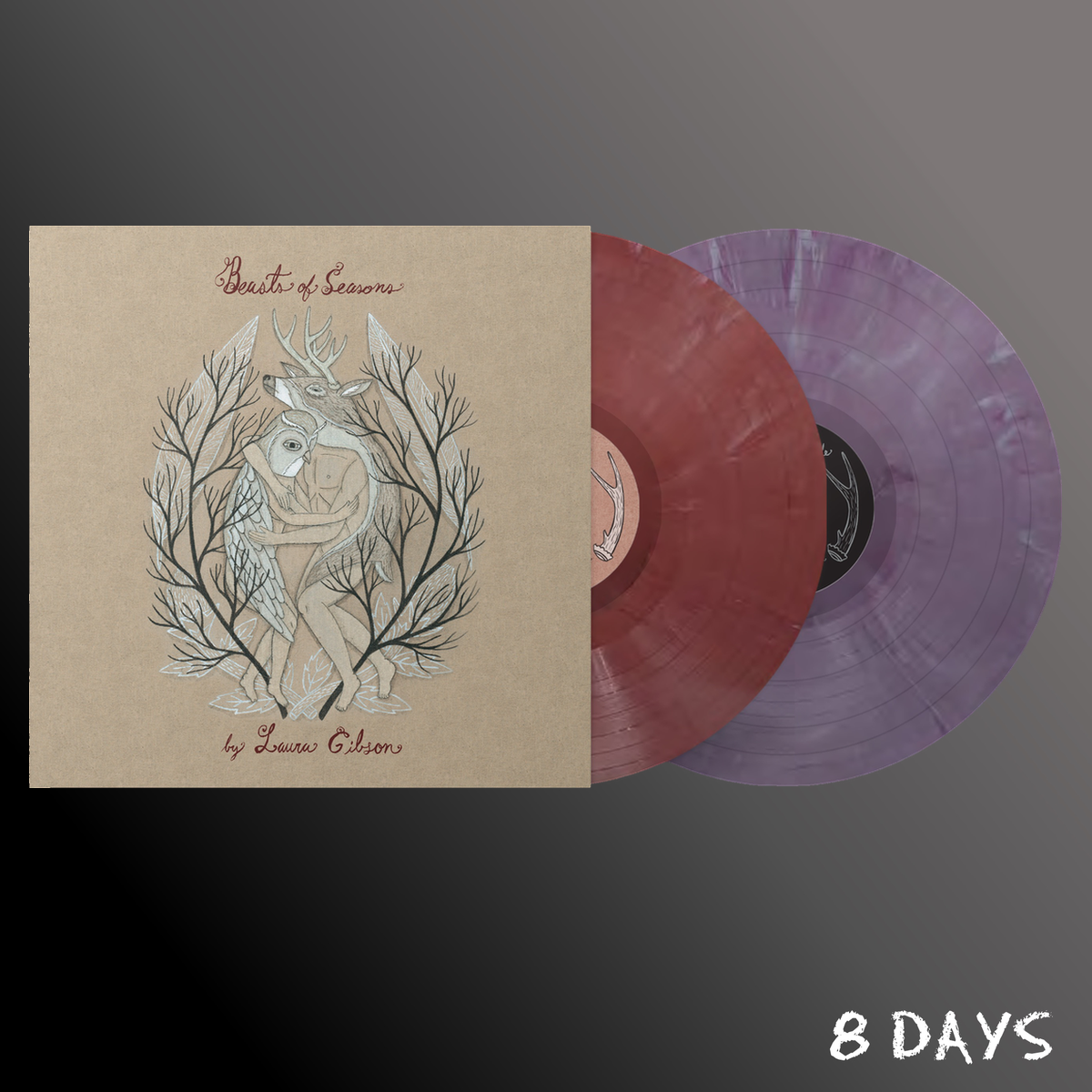 Laura Gibson - Beasts of Seasons - Black Cherry & Lavender Vinyl 2LP | Pre-Order 23.10.26