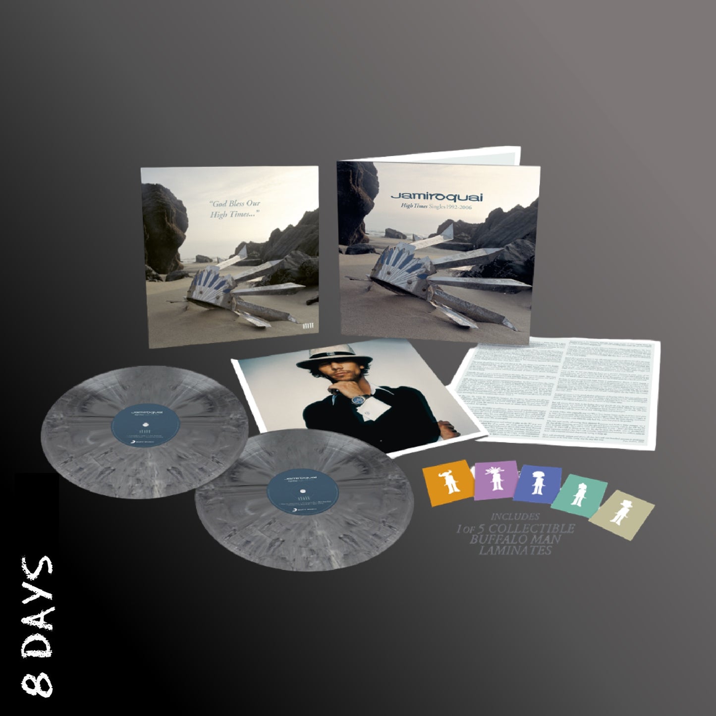 Jamiroquai - High Times: Singles 1992 - 2006 Tour Edition - Marble Steel Vinyl