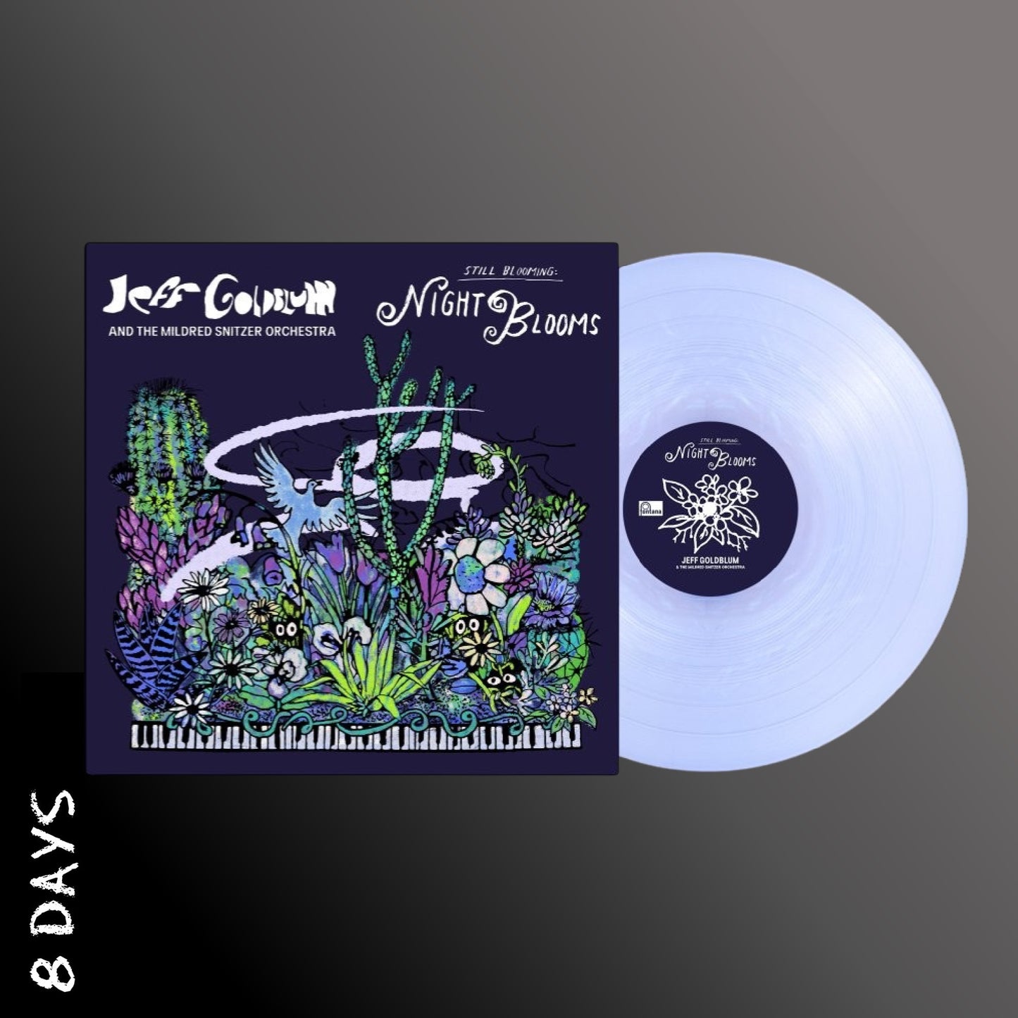 Jeff Goldblum & The Mildred Snitzer Orchestra - Night Blooms - Indies Clear Vinyl - Pre Order 5/6/26