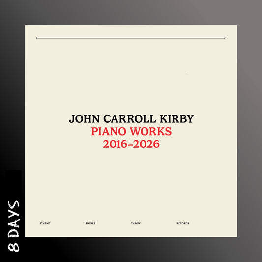 John Carroll Kirby - Piano Works 2016-2026 - Black Vinyl - Pre Order 28/8/26