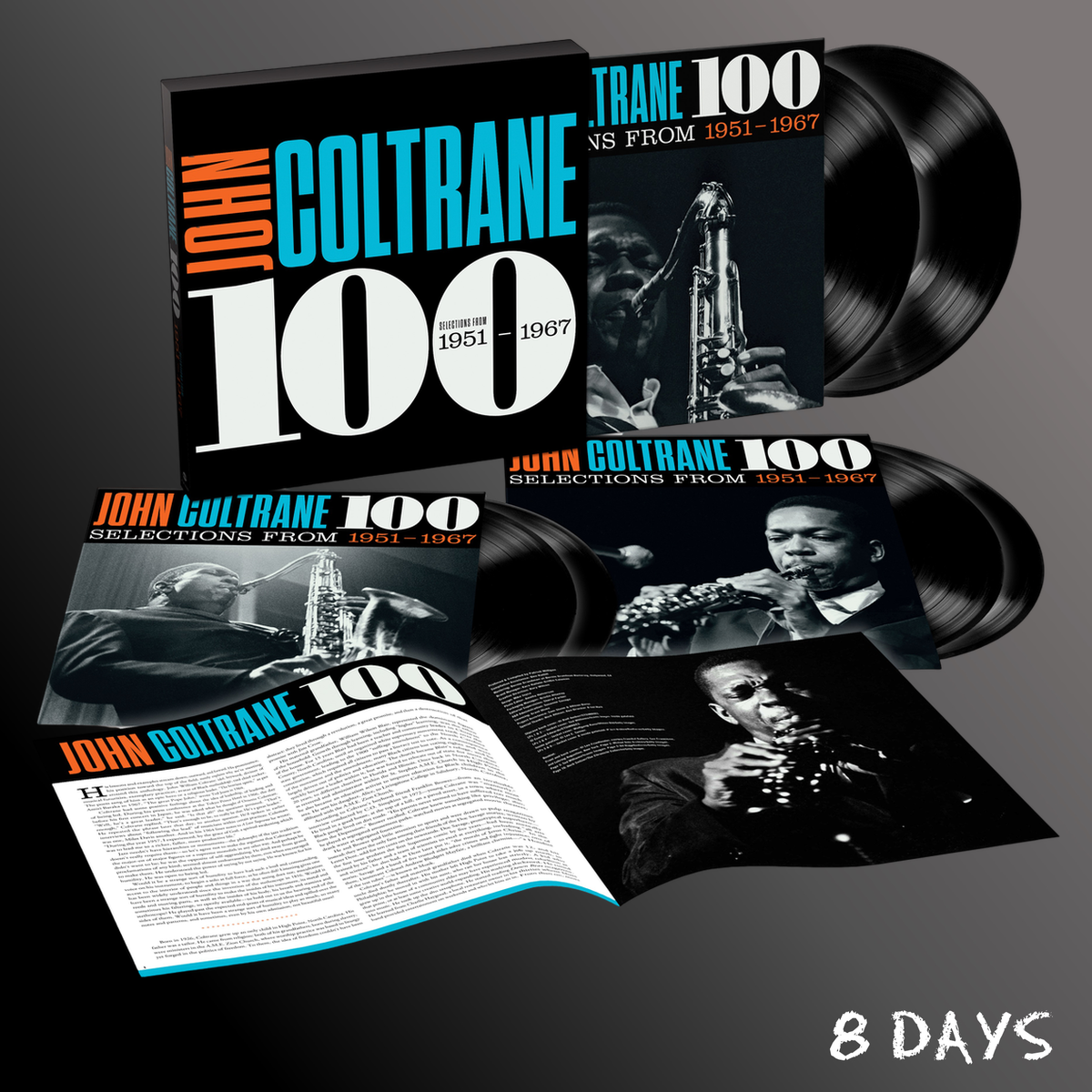 John Coltrane - 100 Selections from 1951 – 1967 - Black Vinyl 6LP Boxset | Pre-Order 2.10.26
