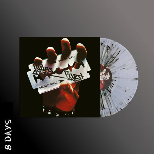 Judas Priest - British Steel - NAD24 Black & White Splatter Vinyl