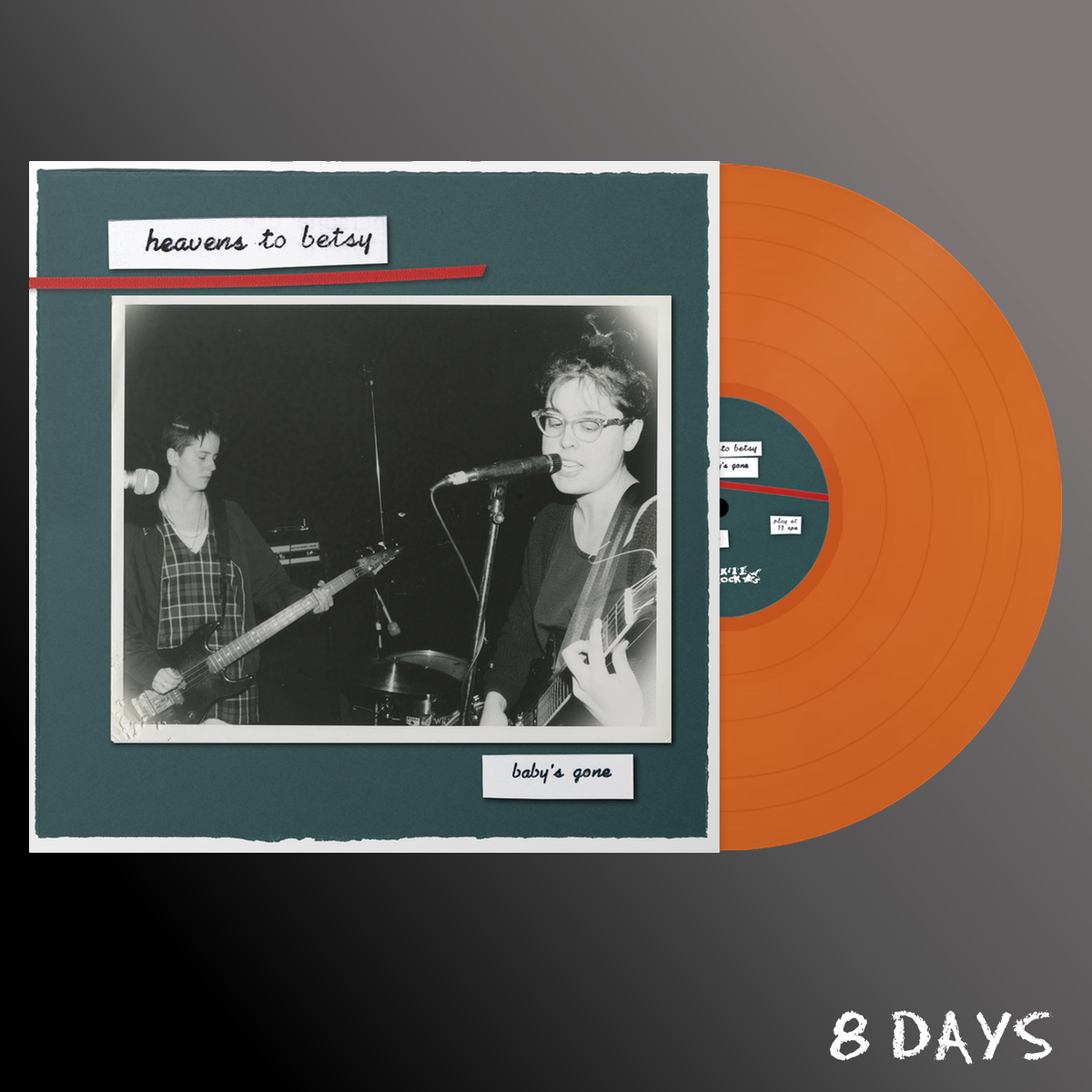 Heavens to Betsy - baby's gone - Tangerine Vinyl LP | Pre-Order 16.10.26