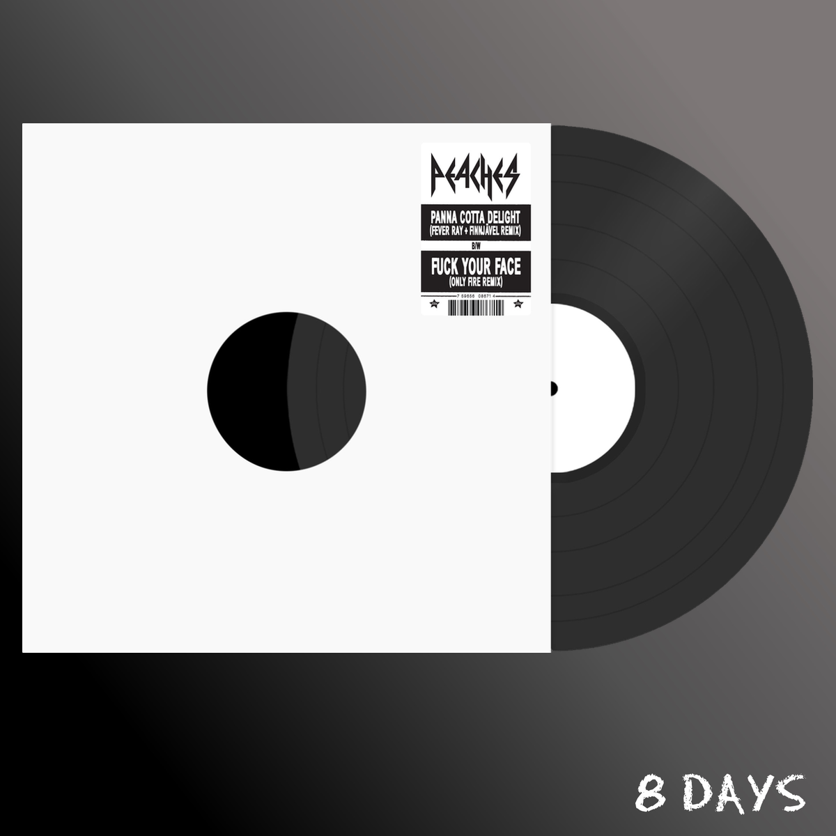 Peaches - Peaches Remix 12" - Fever Ray b/w Only Fire - Black Vinyl 12 | Pre-Order 20.11.26