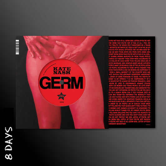 Kate Nash - GERM b/w FAMINE - 7" Black Vinyl - Pre Order 24/7/26