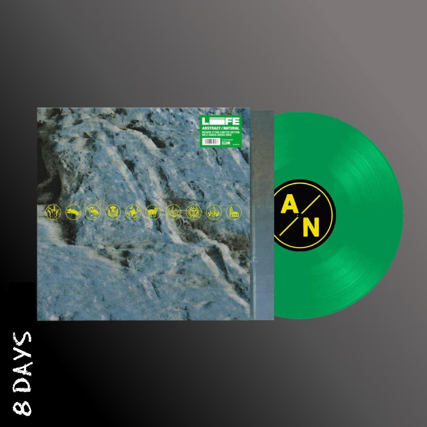 LIFE - Abstract Natural - Indies Green Vinyl - Pre Order 19/6/26