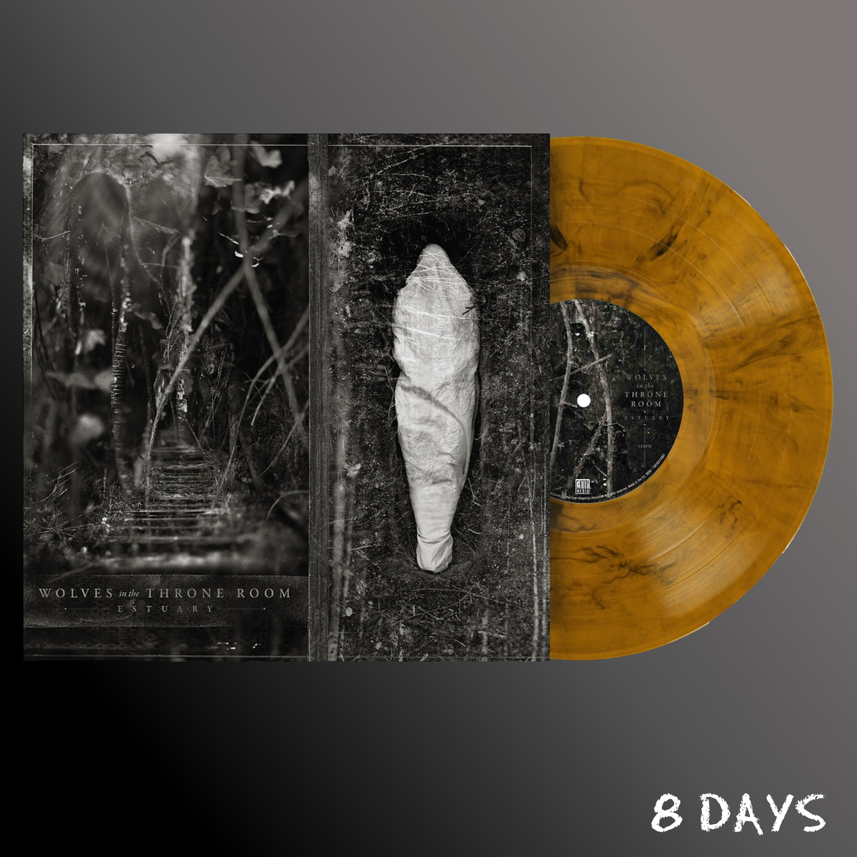 Wolves In The Throne Room - Estuary - Orange & Black Marble Vinyl LP | Pre-Order 23.10.26