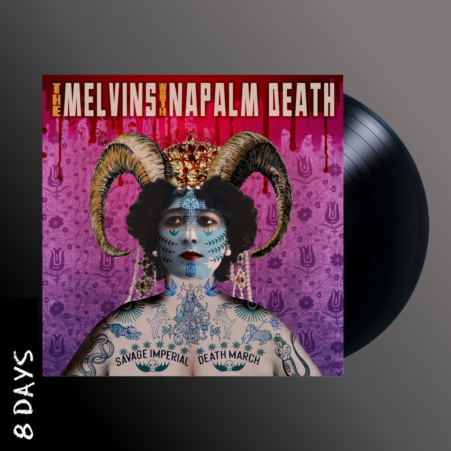 Melvins with Napalm Death - Savage Imperial Death March - Black Vinyl - Pre Order 10/4/26