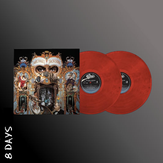 Michael Jackson - Dangerous - Limited Edition Red & Black Swirl Vinyl