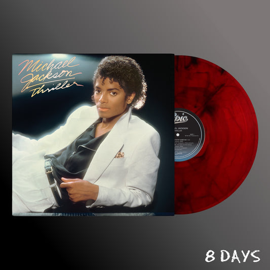 Michael Jackson - Thriller - Red & Black Marble Vinyl LP | Pre-Order 30.10.26