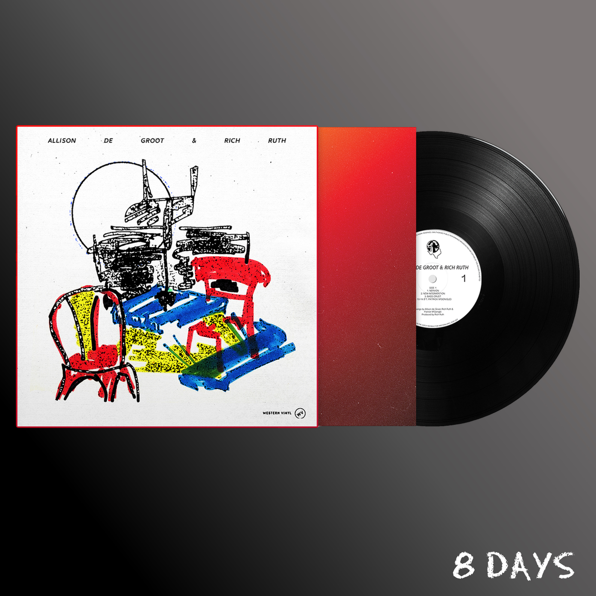 Allison de Groot & Rich Ruth - Allison de Groot & Rich Ruth - Black Vinyl LP | Pre-Order 2.10.26