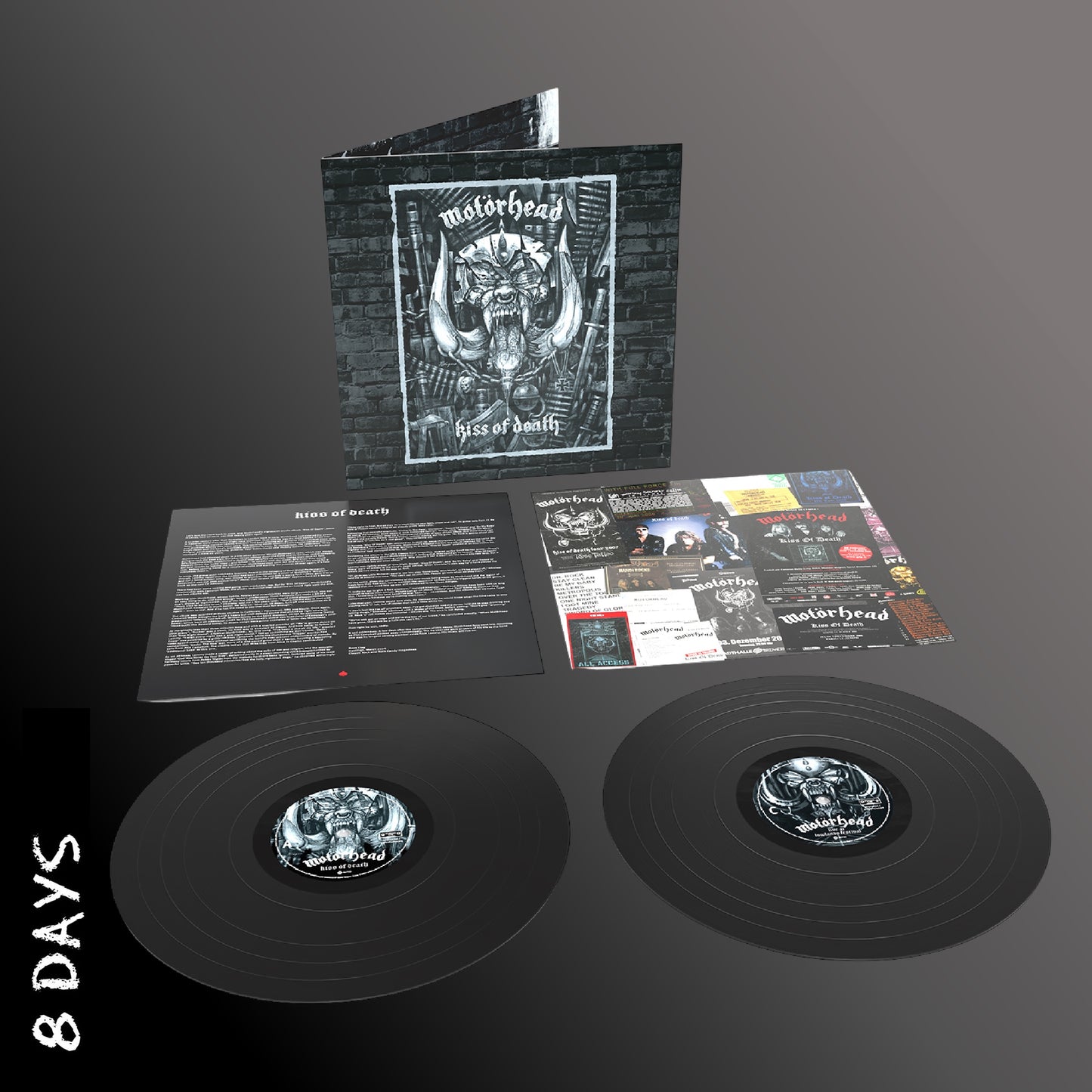 Motörhead - Kiss of Death - Limited 2LP Black Vinyl - Pre Order 3/7/26