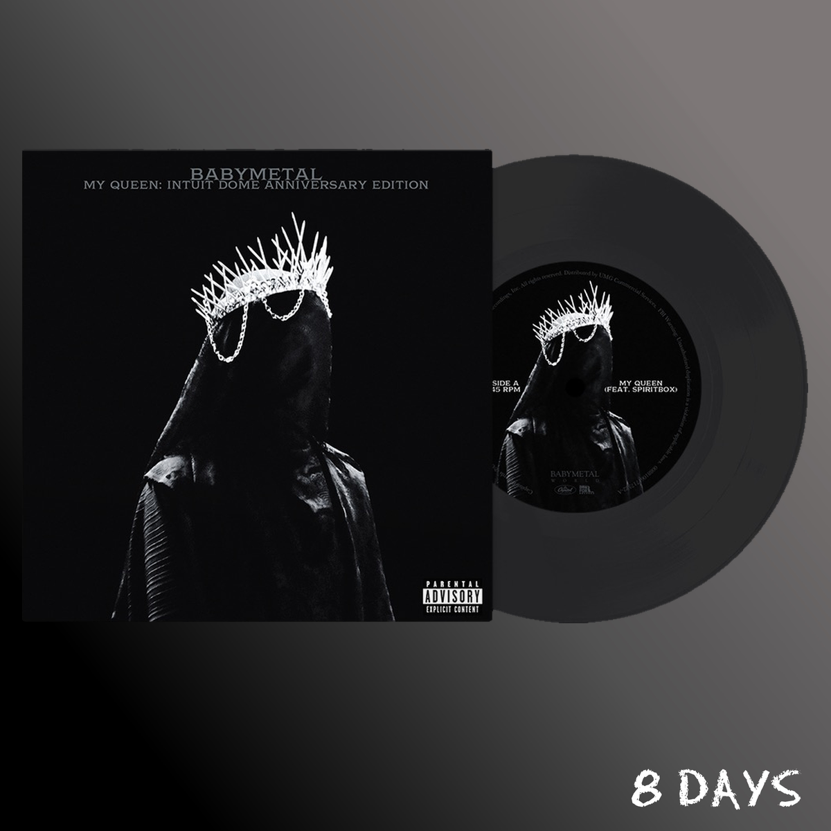 BABYMETAL - My Queen feat. Spiritbox - Black Vinyl 7" | Pre-Order 18.12.26