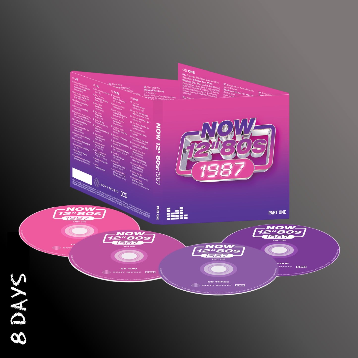 NOW 12” 80s: 1987 – Part One - 4CD - Pre Order 17/7/26