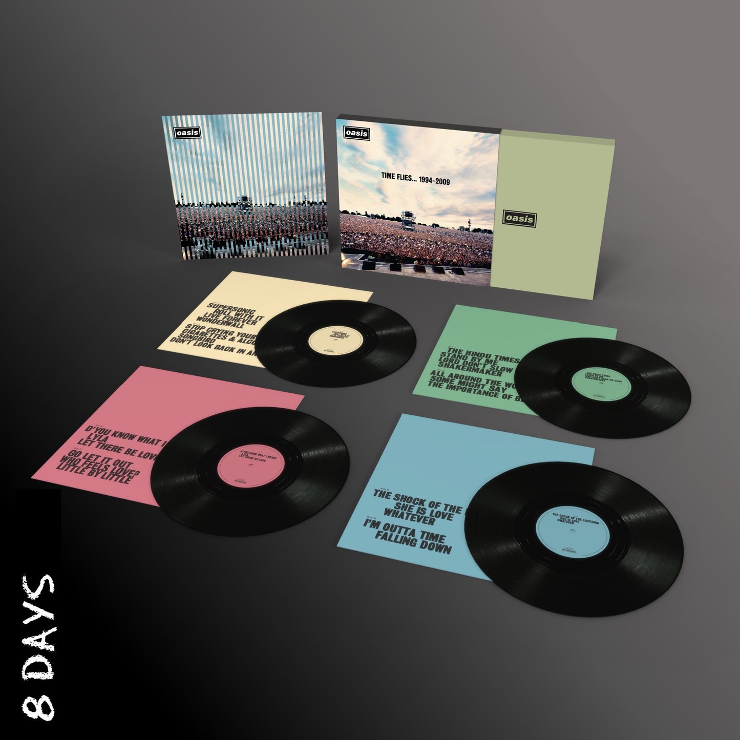 Oasis - Time Flies... (1994 - 2009) [Remastered] - 4LP Black Vinyl + Print