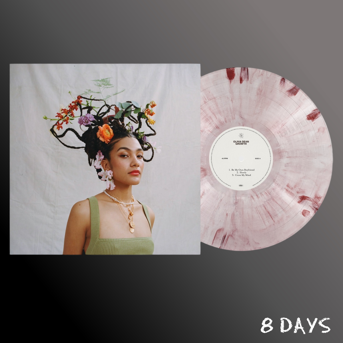 Olivia Dean - Growth - Pink Marble Vinyl 10"