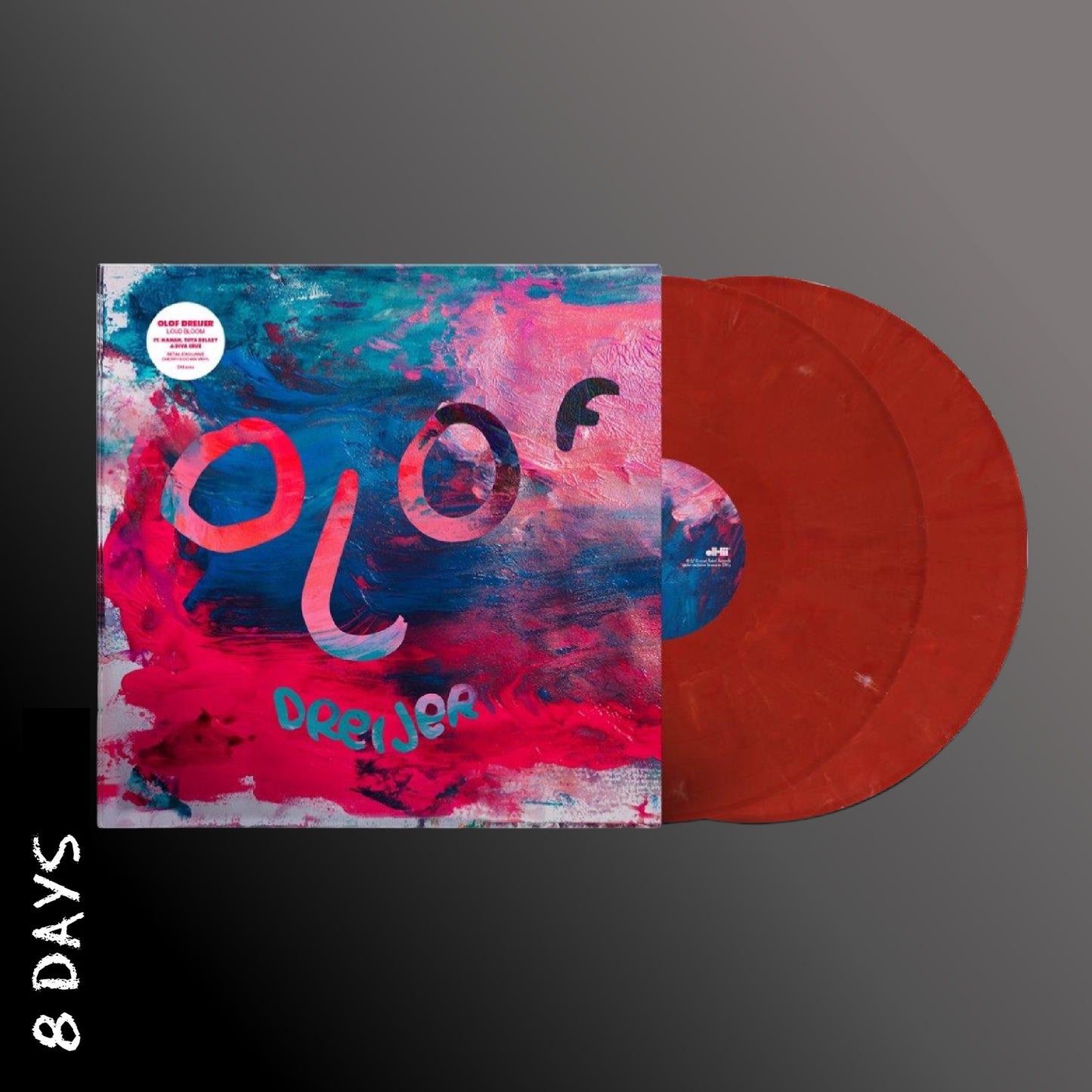Olof Dreijer - Loud Bloom - Indies Cherry Eco-Mix Vinyl - Pre Order 8/5/26