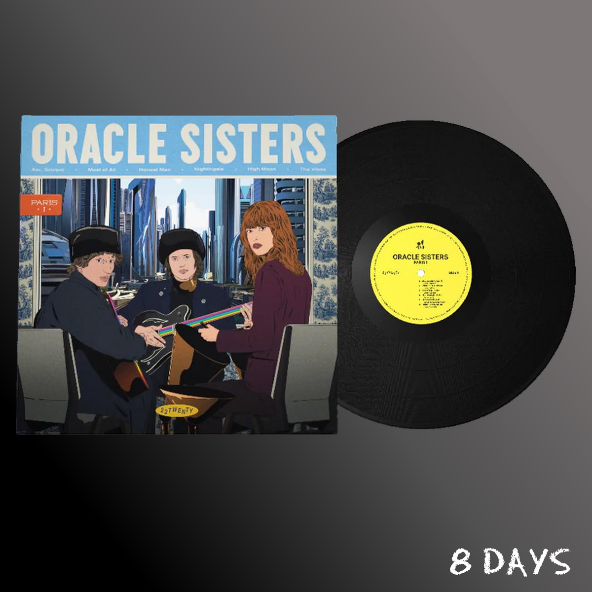 Oracle Sisters - Paris I / Paris II - Black Vinyl LP | Pre-Order 30.10.26