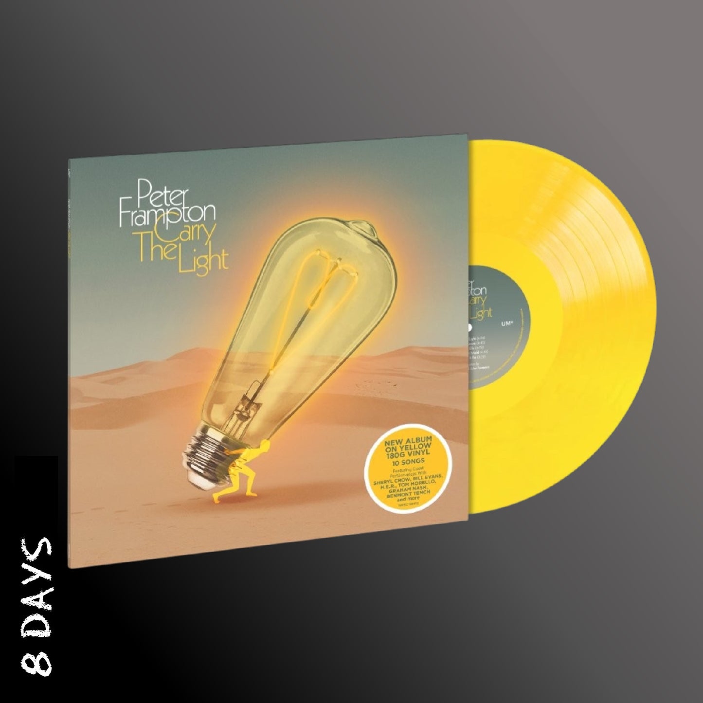 Peter Frampton - Carry The Light - Yellow Vinyl - Pre Order 15/5/26