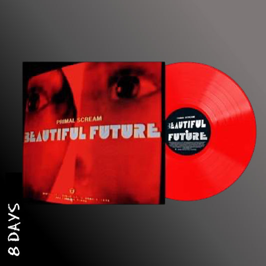 Primal Scream - Beautiful Future - LTD Transparent Red Vinyl - Pre Order 26/6/26