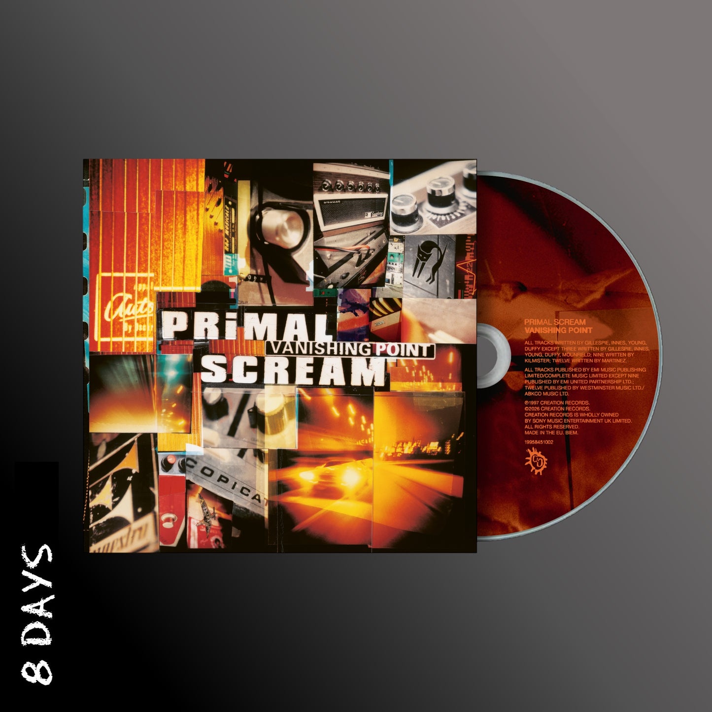 Primal Scream - Vanishing Point - CD - Pre Order 7/8/26