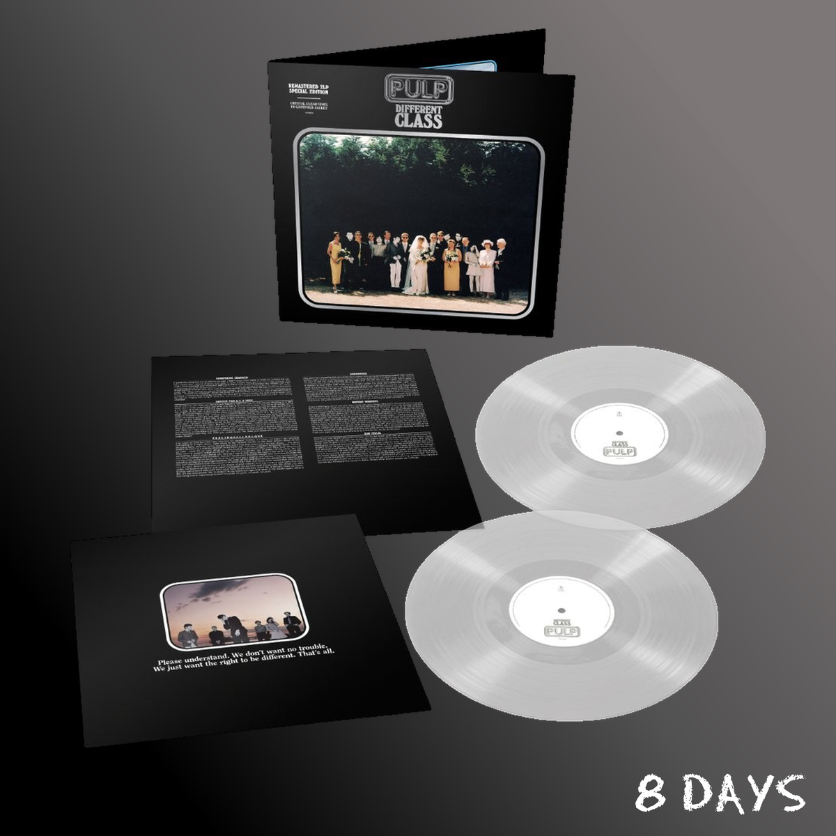 Pulp - Different Class - Ultra Clear Vinyl 2LP | Pre-Order 17.10.26