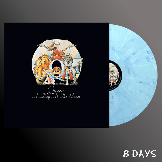 Queen - A Day at the Races (50th Anniversary) - Blue Marbled Vinyl LP | Pre-Order 11.12.26