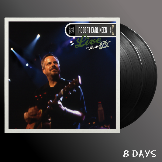 Robert Earl Keen - Live From Austin, TX - Black Vinyl 2LP | Pre-Order 21.8.26
