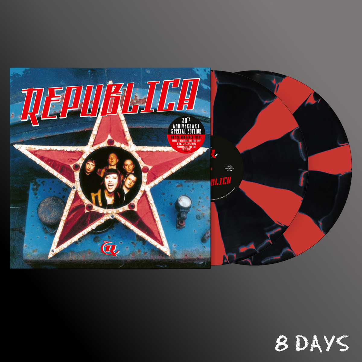 Republica - Republica (30) - Black & Red Cornetto Vinyl 2LP | Pre-Order 16.10.26