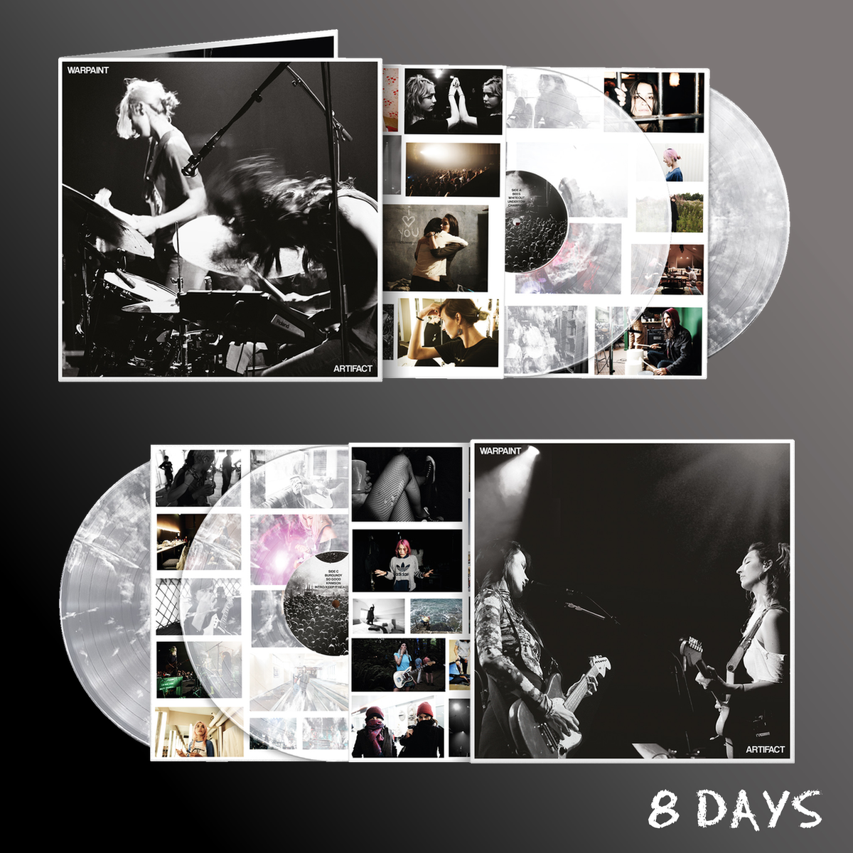 Warpaint - ARTIFACT - Indies Clear/White Marble Vinyl LP | Pre-Order 11.12.26