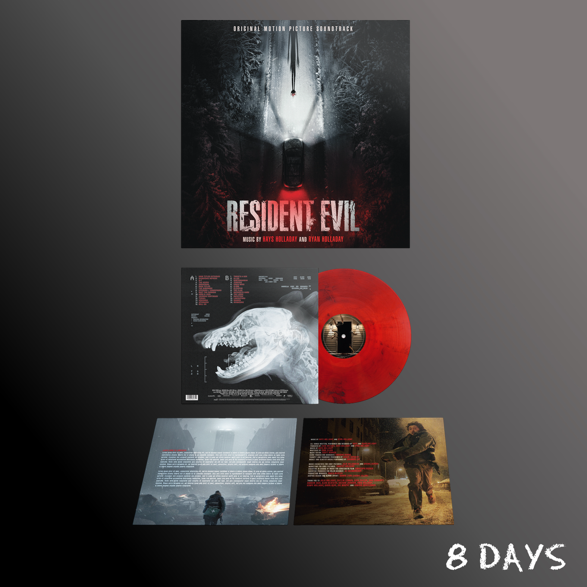 Hays Holladay, Ryan Holladay - Resident Evil (OST) - Red Smoked Vinyl LP | Pre-Order 29.1.27