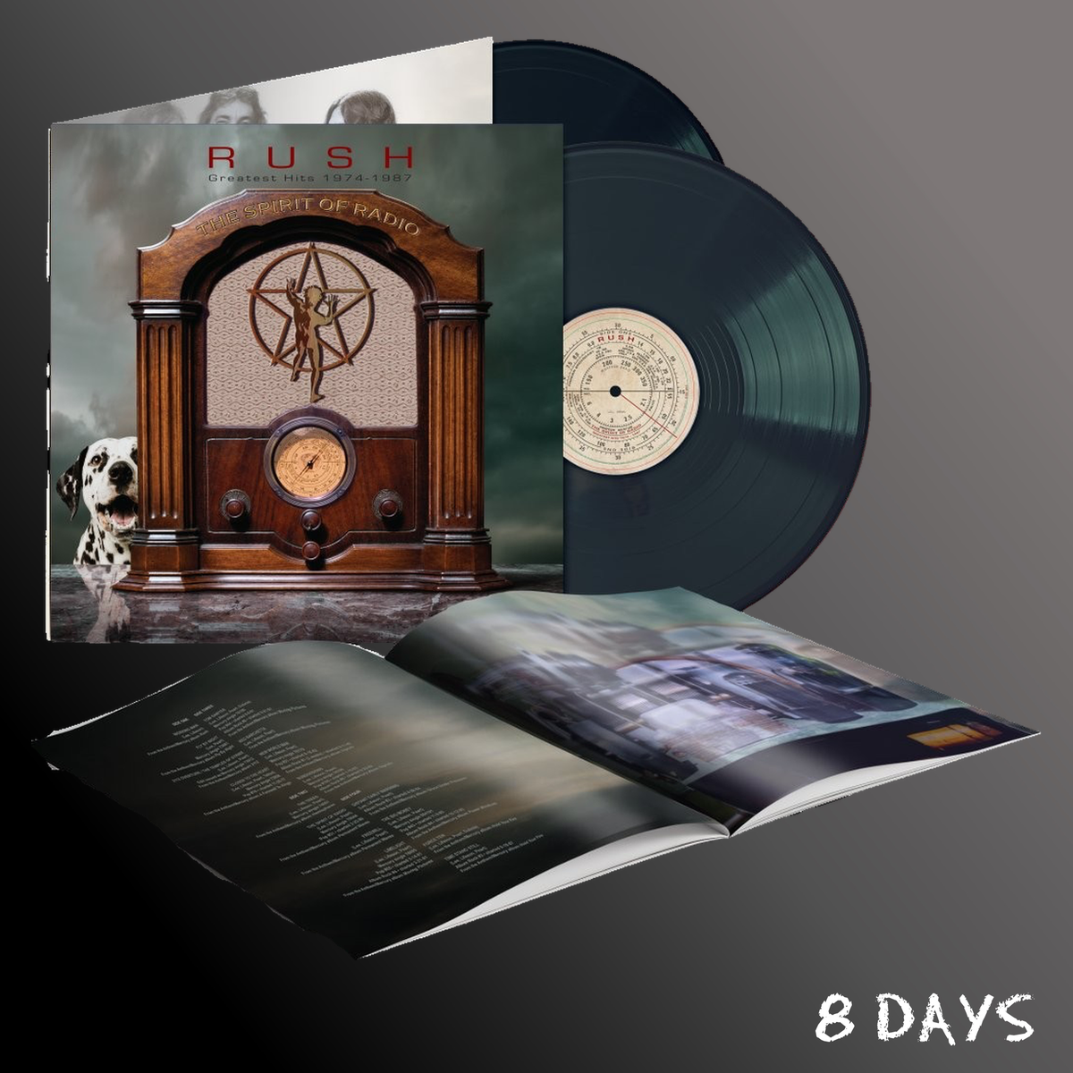 Rush - The Spirit Of Radio: Greatest Hits 1974-1987 - Black Vinyl 2LP | Pre-Order 2.10.26
