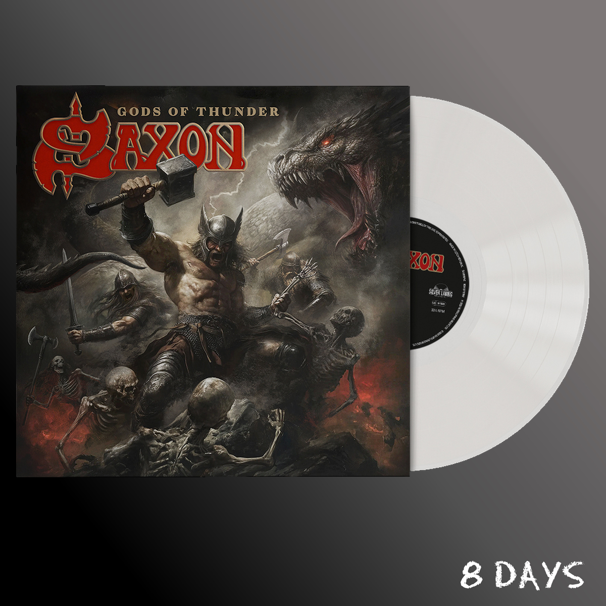 Saxon - Gods of Thunder - Indies Ghost Vinyl LP | Pre-Order 22.1.27