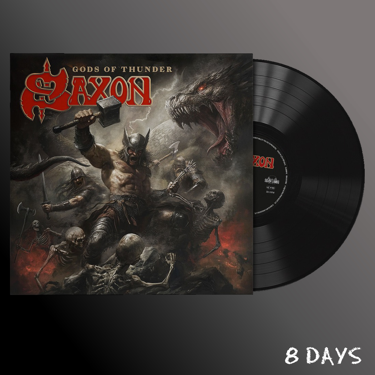 Saxon - Gods of Thunder - Black Vinyl LP | Pre-Order 22.1.27