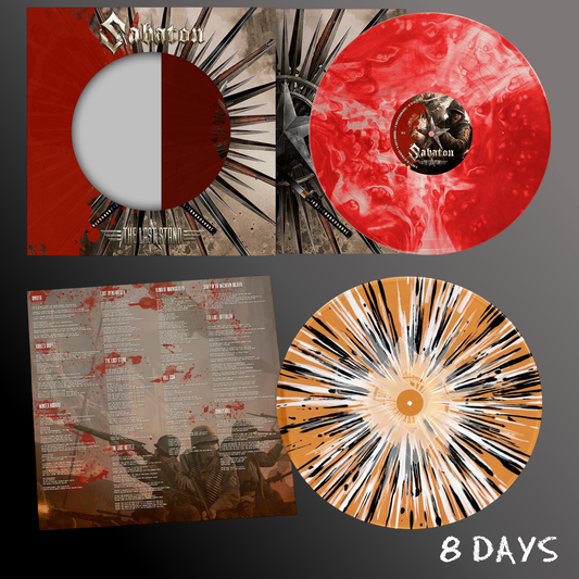 Sabaton - The Last Stand - Bloodstone Marbled + Spartan Sunset Splatter Vinyl 2LP | Pre-Order 11.9.26