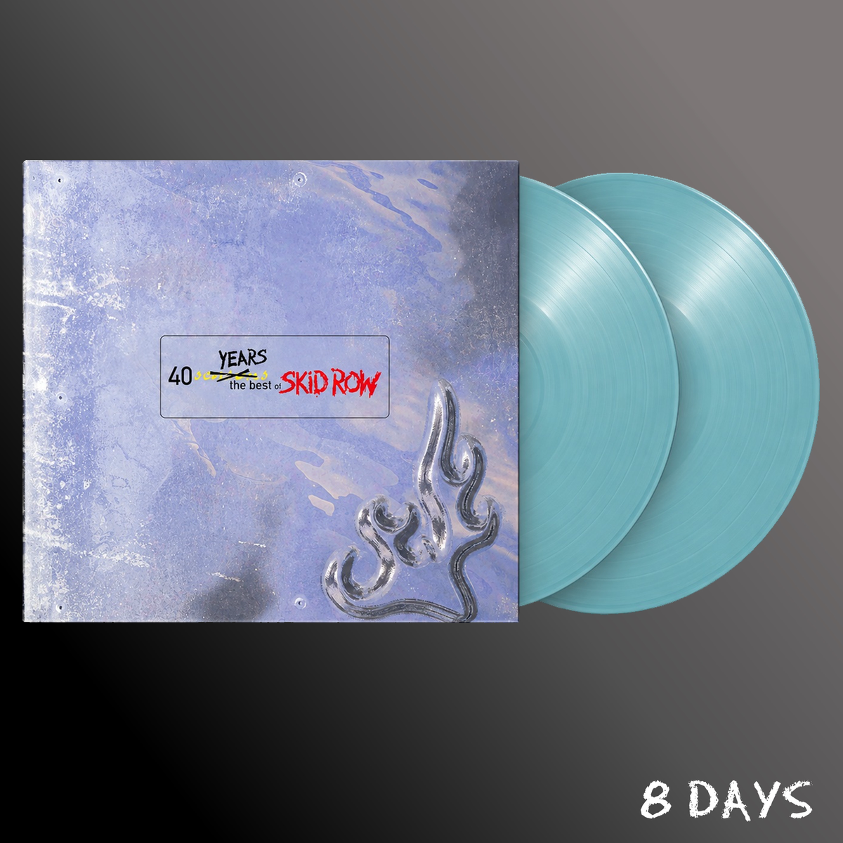 Skid Row - 40 Years: The Best of Skid Row - Translucent Blue Vinyl 2LP | Pre-Order 6.11.26