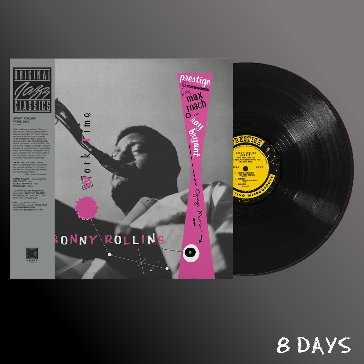 Sonny Rollins - Work Time - 180G Black Vinyl LP | Pre-Order 4.12.26