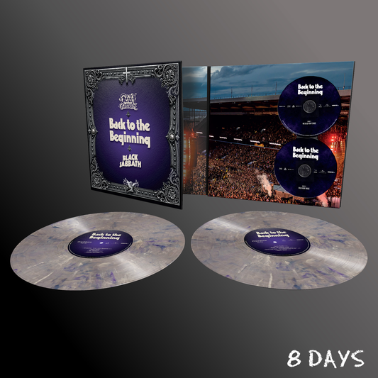 Ozzy Osbourne & Black Sabbath - Back To The Beginning - Indies Silver & Purple Metallic Splatter Vinyl 2LP + 2 Blu-ray | Pre-Order 11.12.26