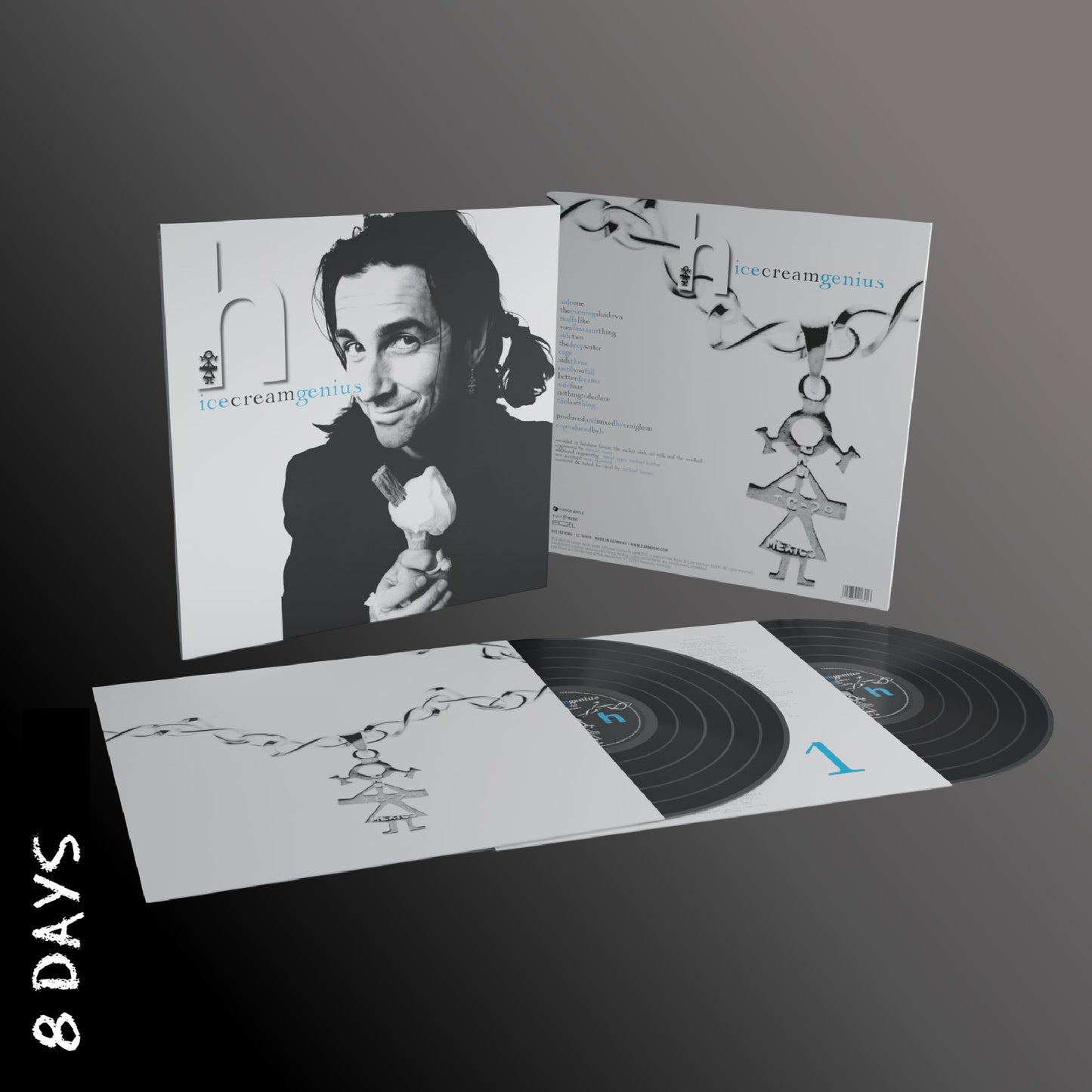 Steve Hogarth - Ice Cream Genius - 2LP Black Vinyl - Pre Order 24/7/26